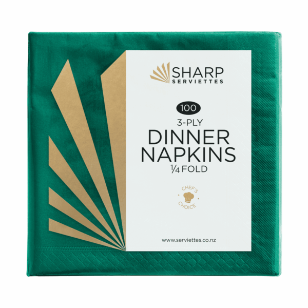 Dinner 3 Ply 4 Fold Napkin